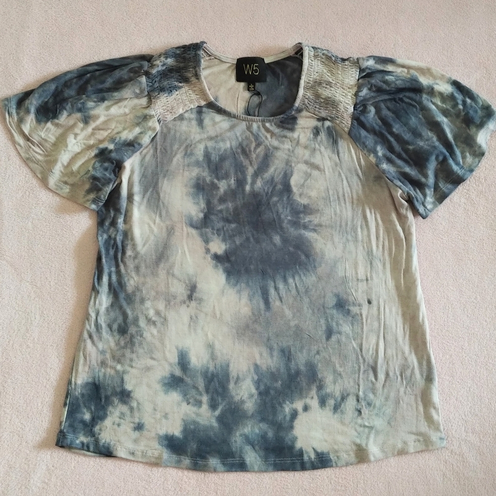 W5🖐️ by Anthropologie Tie Dye Top
